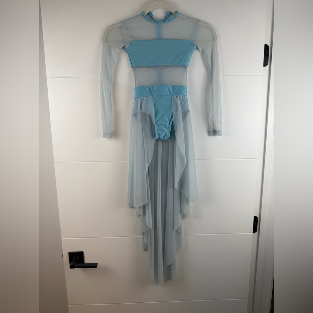 Double platinum Girl costume leotard Size small